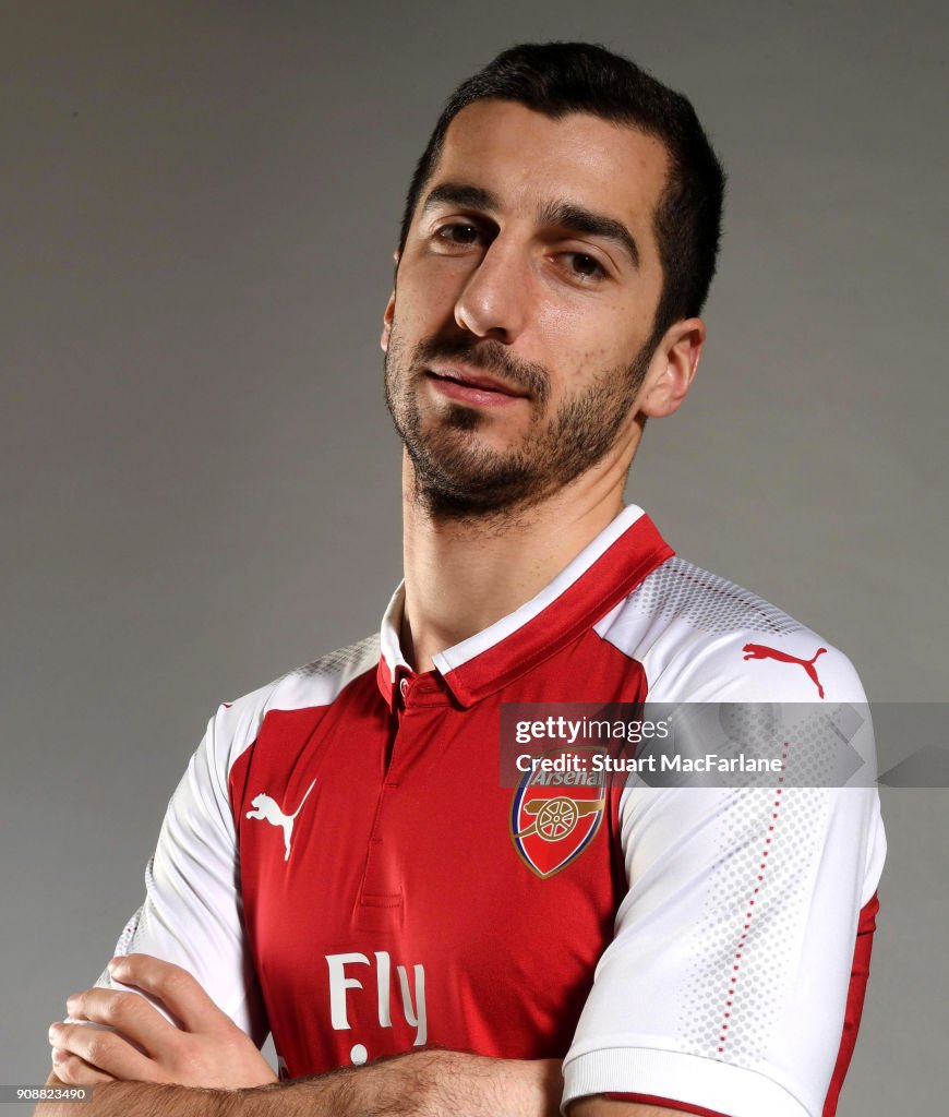 Arsenal Unveil New Signing Henrikh Mkhitaryan...