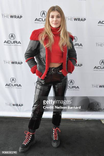 Actor Cami Morrone of 'Never Goin' Back' attends the Acura Studio at Sundance Film Festival 2018 on January 22, 2018 in Park City, Utah.