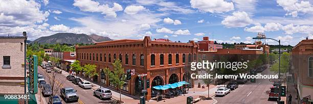 downtown flagstaff - flagstaff arizona stock pictures, royalty-free photos & images