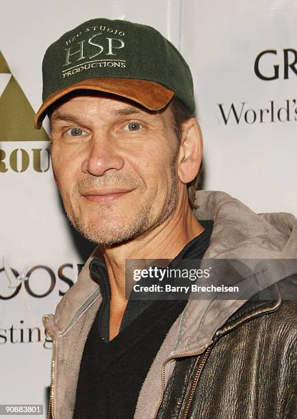 Patrick Swayze attends The Beast Wrap - Party presented by Grey Goose Vodka at The Underground on November 23, 2008 in Chicago, Illinois.