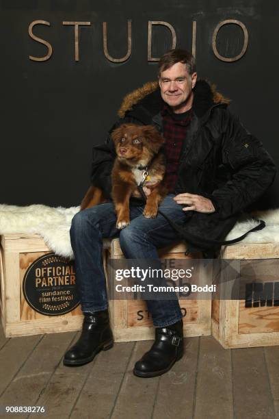 Director Gus Van Sant from 'Don't Worry, He Won't Get Far on Foot' attends The IMDb Studio and The IMDb Show on Location at The Sundance Film...