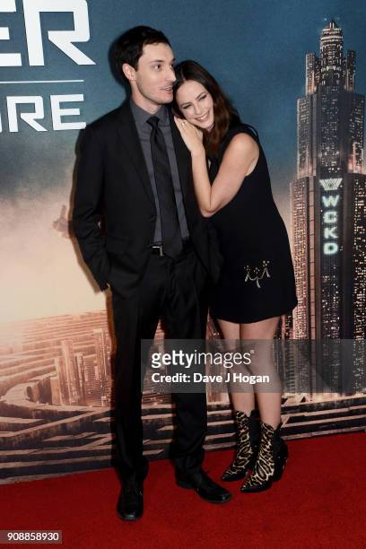 Director Wes Ball and Kaya Scodelario attend the UK fan screening of 'Maze Runner: The Death Cure' at Vue West End on January 22, 2018 in London,...