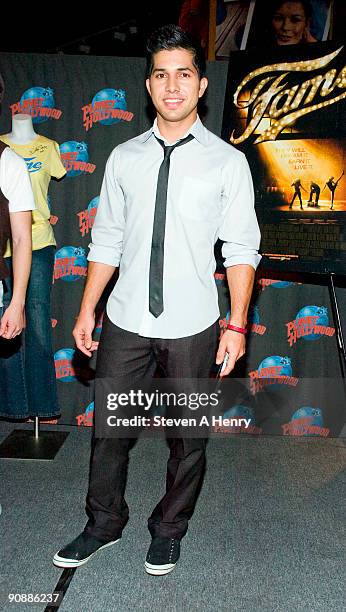 Actor Walter Perez visits Planet Hollywood Times Square on September 17, 2009 in New York, City.