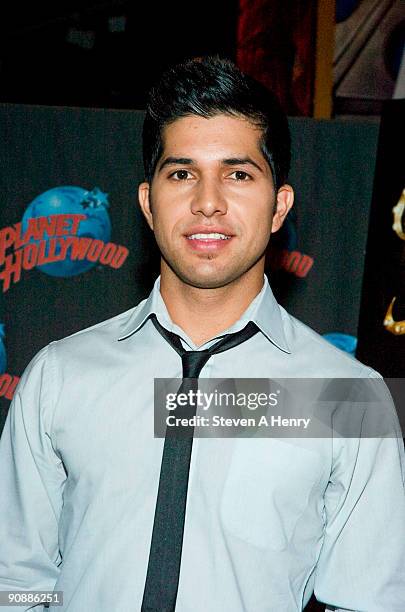 Actor Walter Perez visits Planet Hollywood Times Square on September 17, 2009 in New York, City.