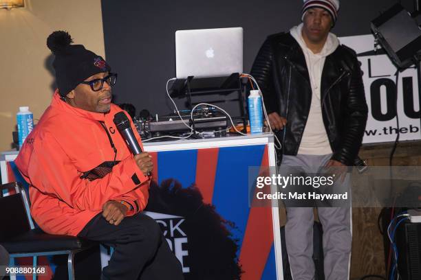 Spike Lee speaks during the "She's Gotta Have It" brunch sponsored by Netflix at Buona Vita on January 22, 2018 in Park City, Utah.