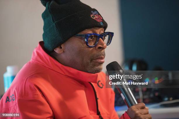 Spike Lee speaks during the "She's Gotta Have It" brunch sponsored by Netflix at Buona Vita on January 22, 2018 in Park City, Utah.