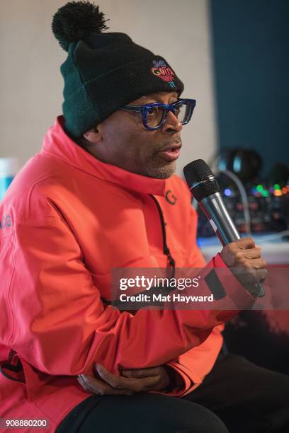 Spike Lee speaks during the "She's Gotta Have It" brunch sponsored by Netflix at Buona Vita on January 22, 2018 in Park City, Utah.