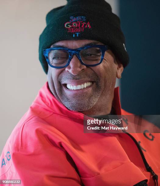 Spike Lee speaks during the "She's Gotta Have It" brunch sponsored by Netflix at Buona Vita on January 22, 2018 in Park City, Utah.