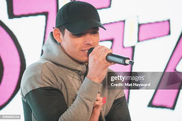 Actor Anthony Ramos speaks during the "She's Gotta Have It" brunch sponsored by Netflix at Buona Vita on January 22, 2018 in Park City, Utah.