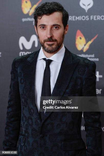 Alex Gertrudis attends Feroz Awards 2018 at Magarinos Complex on January 22, 2018 in Madrid, Spain.