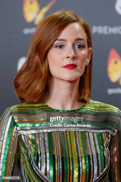 Ana Maria Polvorosa attends Feroz Awards 2018 at Magarinos Complex on January 22, 2018 in Madrid, Spain.