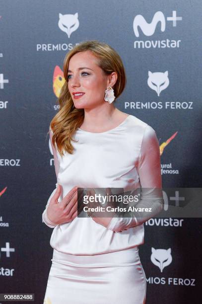 Angela Cremonte attends Feroz Awards 2018 at Magarinos Complex on January 22, 2018 in Madrid, Spain.