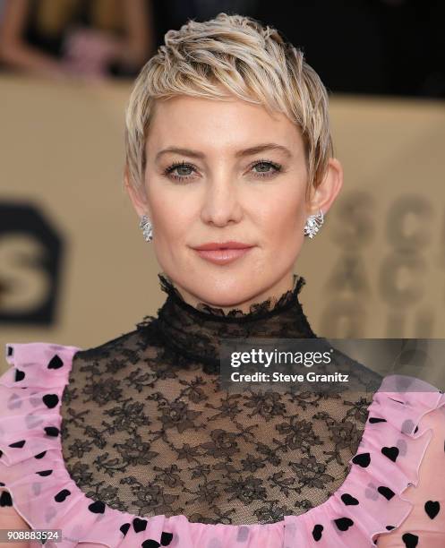 Kate Hudson arrives at the 24th Annual Screen Actors-Guild Awards at The Shrine Auditorium on January 21, 2018 in Los Angeles, California.