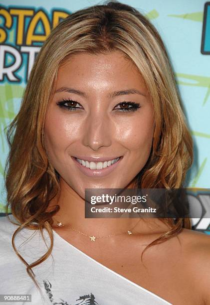 Dichen Lachman arrives at the 2009 TCA Summer Tour's Fox All-Star Party at The Langham Resort on August 6, 2009 in Pasadena, California.