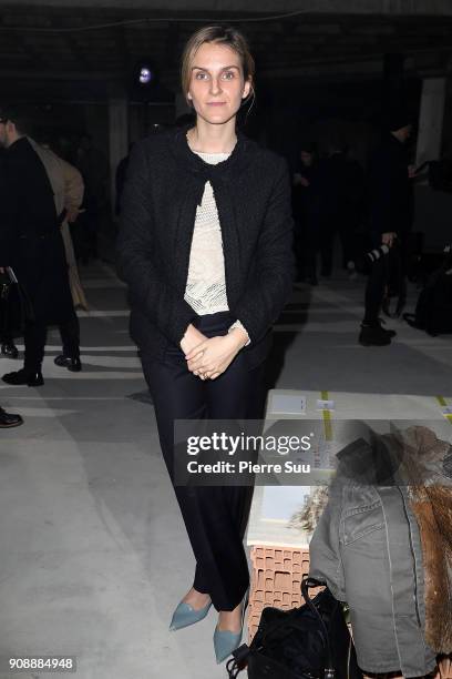 Gaia Repossi attends the Proenza Schouler RTW Fall/Winter 2018 show as part of Paris Fashion Week on January 22, 2018 in Paris, France.
