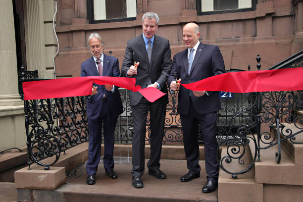 NY: 60th Annual GRAMMY Awards - Recording Academy New York Chapter Renovation Ribbon Cutting