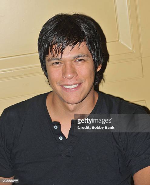 Actor Alex Meraz attends the Official "Twilight" Convention at the Hilton on August 29, 2009 in Parsippany, New Jersey.