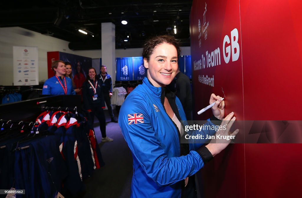 Team GB Kitting Out Ahead Of Pyeongchang 2018 Winter Olympic Games