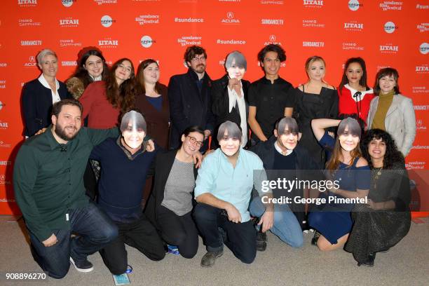 Author Emily M. Danforth, guest, actors Quinn Shephard, Melanie Ehrlich, John Gallagher Jr., Jennifer Ehle, Forrest Goodluck, Chloë Grace Moretz,...