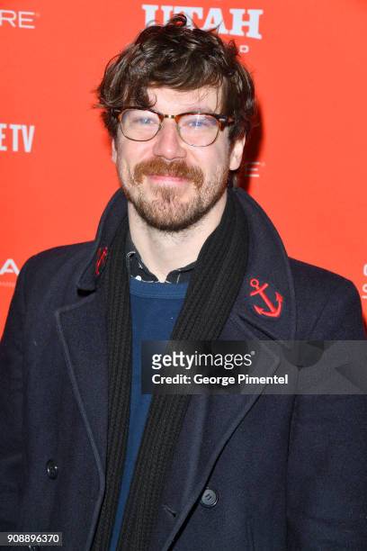Actor John Gallagher Jr. Attends the "The Miseducation Of Cameron Post" And "I Like Girls" Premieres during the 2018 Sundance Film Festival at Eccles...