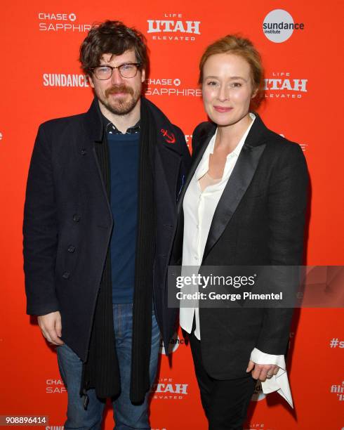 Actors John Gallagher Jr. And Jennifer Ehle attend the "The Miseducation Of Cameron Post" And "I Like Girls" Premieres during the 2018 Sundance Film...