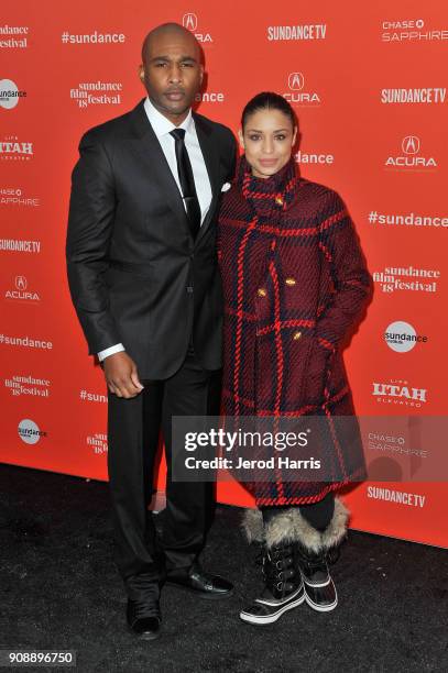 Producer Datari Turner and actor Brytni Sarpy attend the "A Boy, A Girl, A Dream" Premiere during the 2018 Sundance Film Festival at Park City...