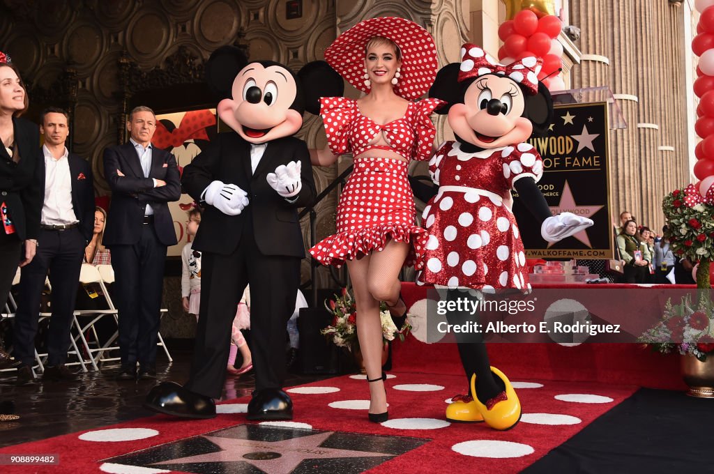 Disney's Minnie Mouse Celebrates Her 90th Anniversary With Star On The Hollywood Walk Of Fame