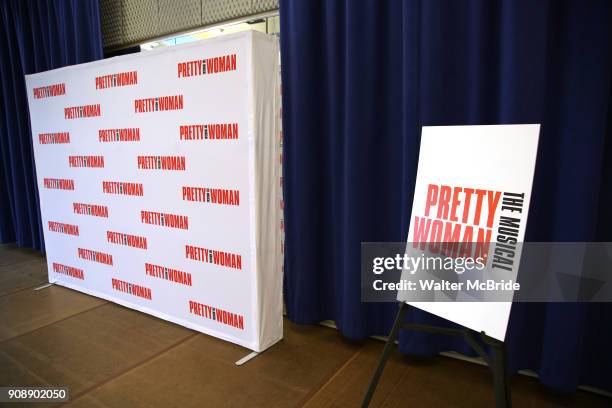 Cast Photocall for The New Broadway Bound Musical 'Pretty Woman' on January 22, 2018 at the New 42nd Street Studios in New York City.