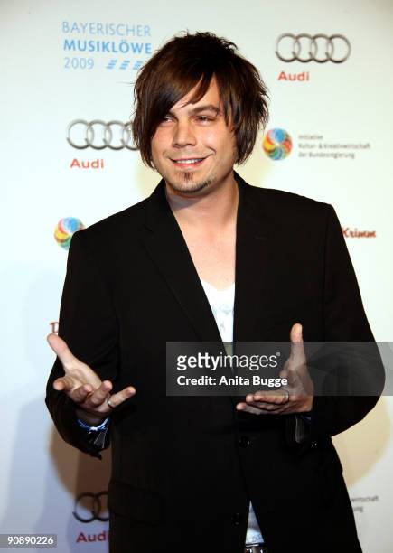 Singer Nevio Passaro attends the Bavarian Music Lion Award 2009 on September 17, 2009 in Berlin, Germany.