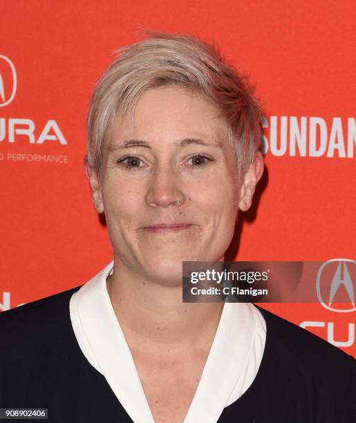 Author Emily M. Danforth attends the 'The Miseducation Of Cameron Post' And 'I Like Girls' Premieres during the 2018 Sundance Film Festival at Eccles...