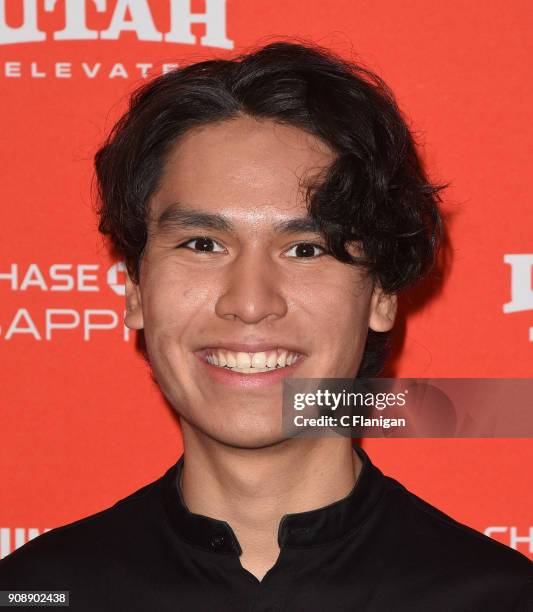 Actor Forrest Goodluck attends the 'The Miseducation Of Cameron Post' And 'I Like Girls' Premieres during the 2018 Sundance Film Festival at Eccles...