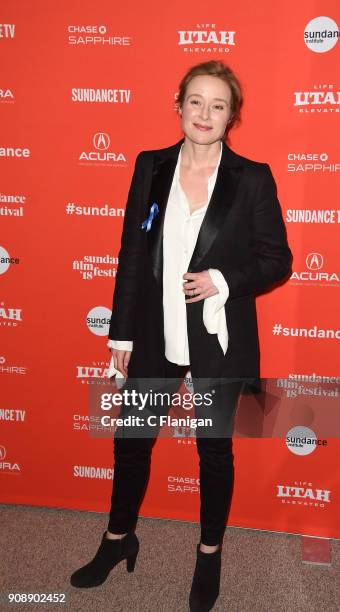 Actor Jennifer Ehle attends the 'The Miseducation Of Cameron Post' And 'I Like Girls' Premieres during the 2018 Sundance Film Festival at Eccles...