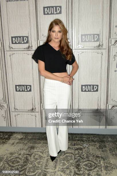 Selma Blair attends Build series to discuss Mom and Dad at Build Studio on January 22, 2018 in New York City.