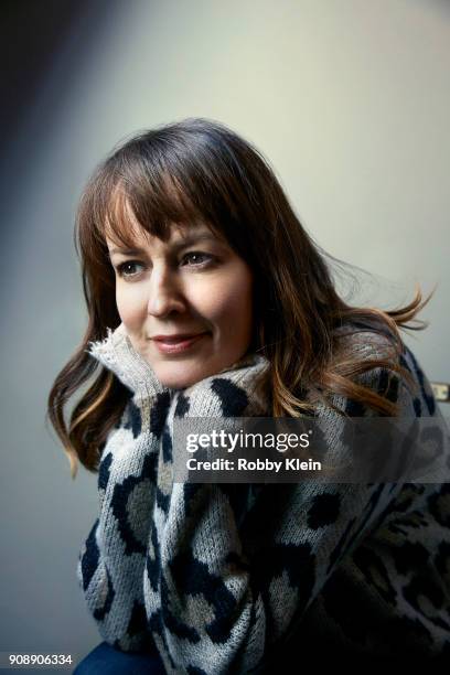 Rosemarie DeWitt from the film 'Arizona' poses for a portrait at the YouTube x Getty Images Portrait Studio at 2018 Sundance Film Festival on January...