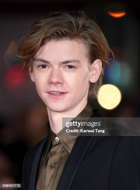 Thomas Brodie-Sangster attends the UK fan screening of 'Maze Runner: The Death Cure' at Vue West End on January 22, 2018 in London, England.