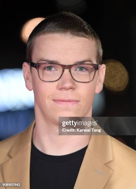 Will Poulter attends the UK fan screening of 'Maze Runner: The Death Cure' at Vue West End on January 22, 2018 in London, England.