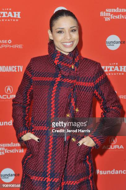 Actor Brytni Sarpy attends the "A Boy, A Girl, A Dream" Premiere during the 2018 Sundance Film Festival at Park City Library on January 22, 2018 in...