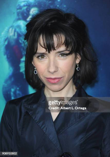 Actress Sally Hawkins arrives for the Premiere Of Fox Searchlight Pictures' "The Shape Of Water" held at Academy Of Motion Picture Arts And Sciences...