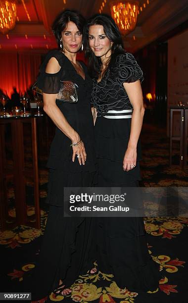 Actress Gerit Kling and Countess Mariella von Faber-Castell attend the dreamball 2009 charity gala at the Ritz-Carlton on September 17, 2009 in...