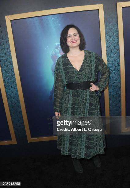 Actress Mary Chieffo arrives for the Premiere Of Fox Searchlight Pictures' "The Shape Of Water" held at Academy Of Motion Picture Arts And Sciences...