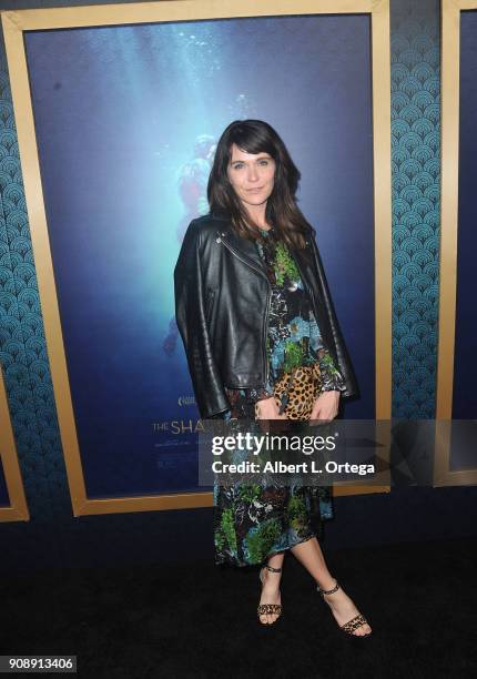Actress Katie Aselton arrives for the Premiere Of Fox Searchlight Pictures' "The Shape Of Water" held at Academy Of Motion Picture Arts And Sciences...