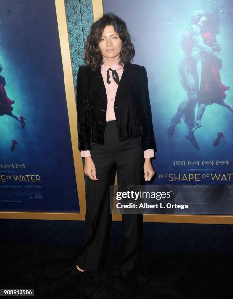 Actress Karina Deyko arrives for the Premiere Of Fox Searchlight Pictures' "The Shape Of Water" held at Academy Of Motion Picture Arts And Sciences...