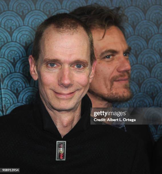 Actors Doug Jones and Michael Shannon arrive for the Premiere Of Fox Searchlight Pictures' "The Shape Of Water" held at Academy Of Motion Picture...