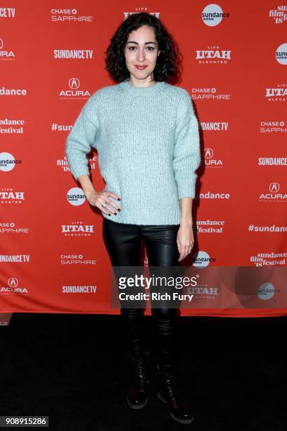 Actress Tugce Altug attends the "Butterflies" Premiere during 2018 Sundance Film Festival at Park City Library on January 22, 2018 in Park City, Utah.