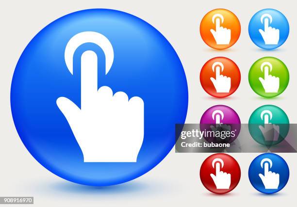click hand choise. - picking oranges stock illustrations