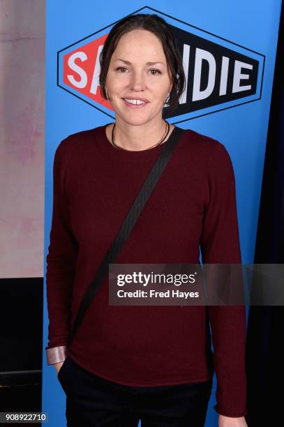 Jorja Fox attends the SAGindie Filmmaker Luncheon during the 2018 Sundance Film Festival on January 22, 2018 in Park City, Utah.