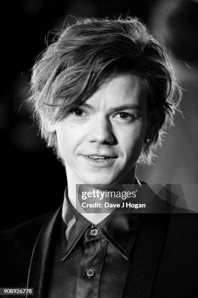 Thomas Brodie-Sangster attends the UK fan screening of 'Maze Runner: The Death Cure' at Vue West End on January 22, 2018 in London, England.