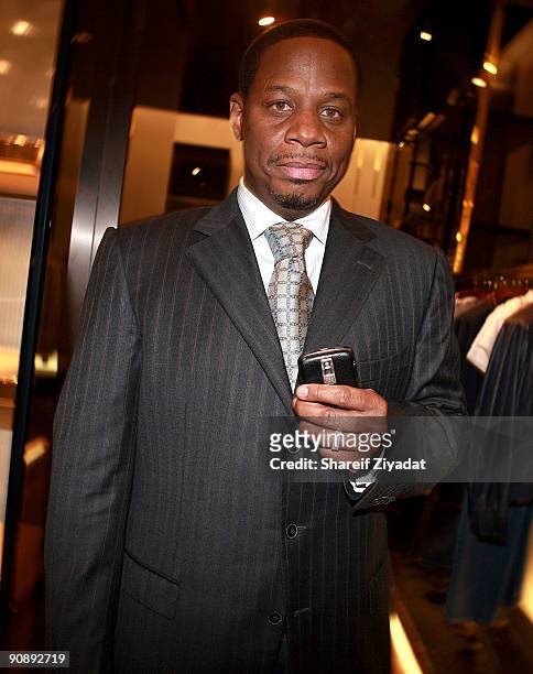 Kendu Issacs attends the Gucci for FFAWN cocktail party at the Gucci Fifth Avenue store on September 16, 2009 in New York City.