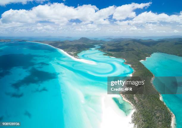 whitsunday islands, great barrier reef, queensland, australien - great barrier reef marine park stock-fotos und bilder