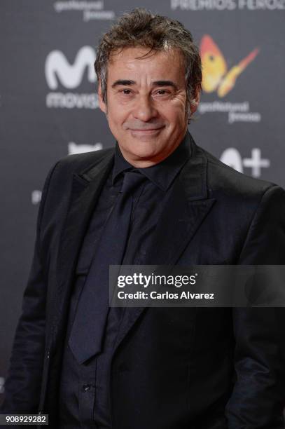 Eduard Fernandez attends Feroz Awards 2018 at Magarinos Complex on January 22, 2018 in Madrid, Spain.